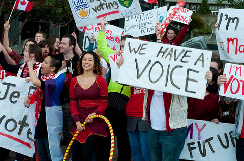 Photo: Vote for a better, cleaner Canada