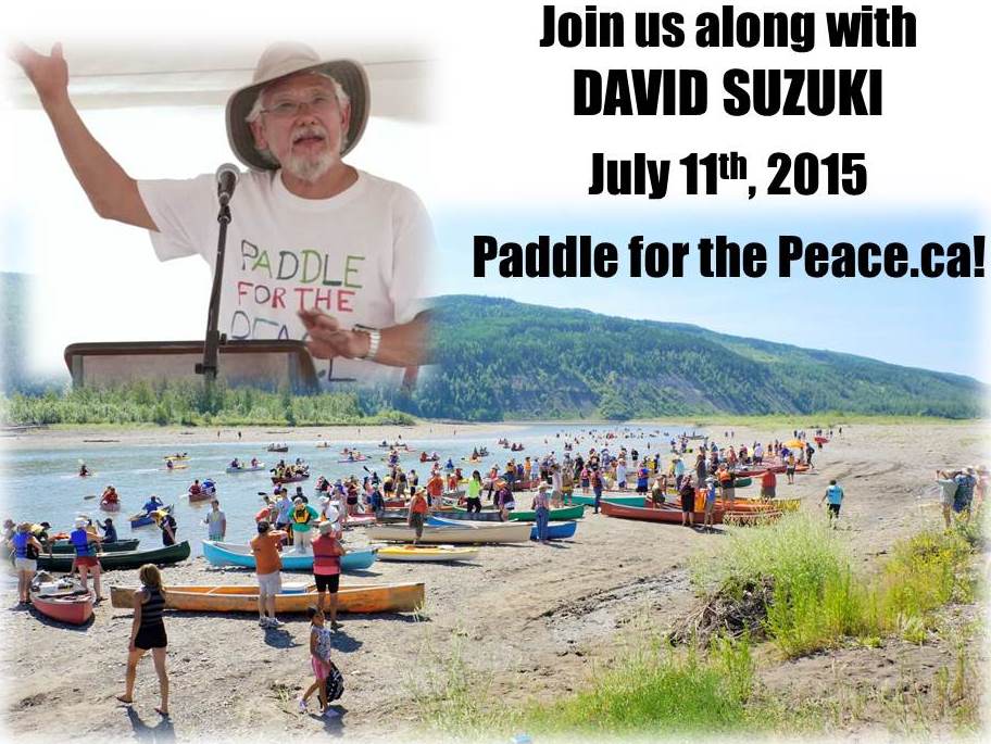 David Suzuki to join in Paddle for the Peace to stop Site C